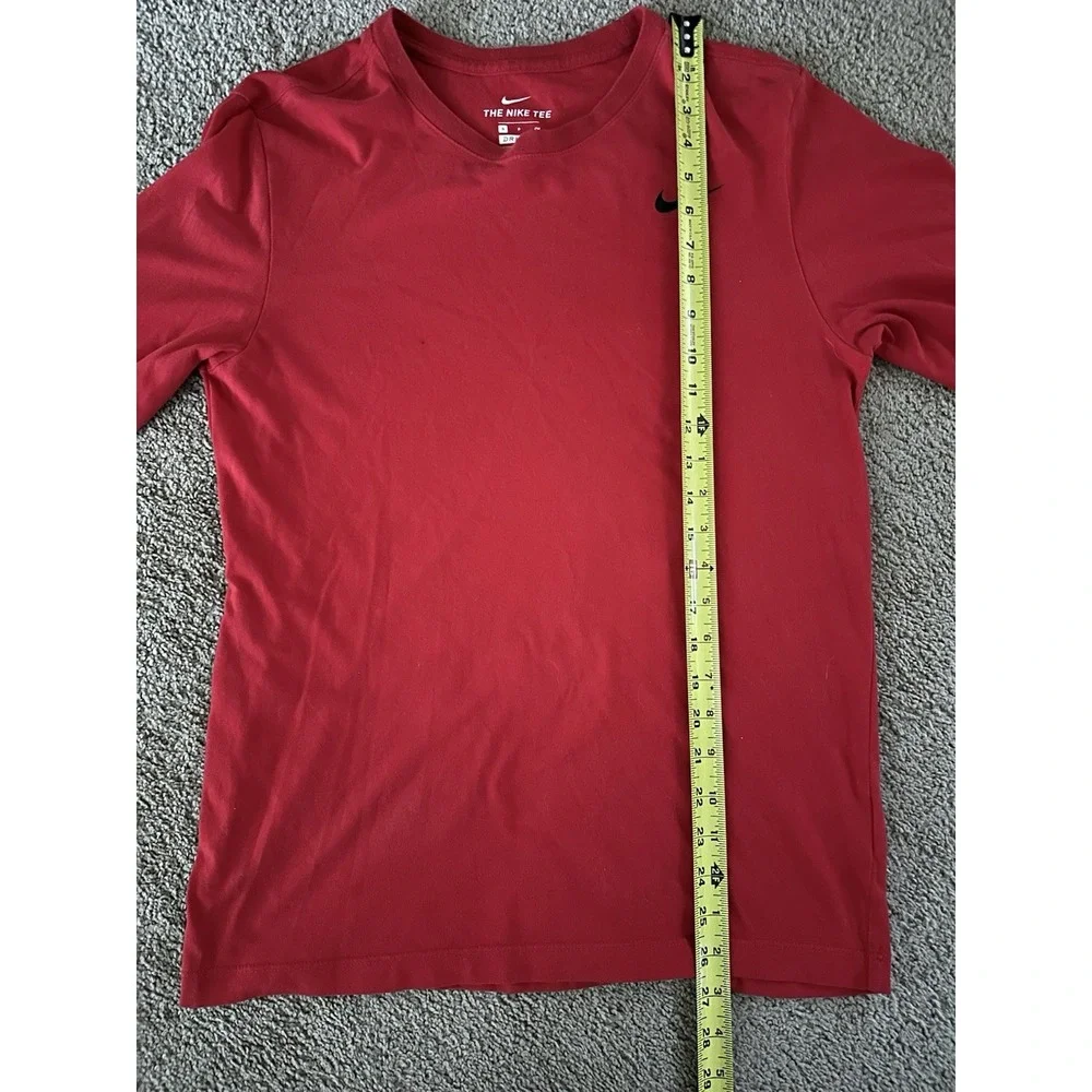 Men's NIKE Red Long Sleeve; Size Small‎
